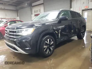 2022 Volkswagen Atlas SE with VIN 1V2LC2CA1NC204315, listed as a Copart auction lot 87311904 with 33,766 mi miles and Salvage title. Bid and sale history available at DreamBid. Image 1.