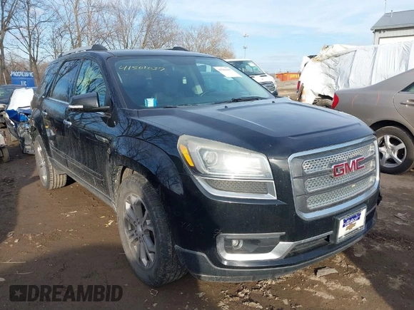 2016 GMC Acadia SLT with VIN 1GKKRRKDXGJ188215, listed as a IAAI auction lot 41501037 with 152,455 mi miles. Bid and sale history available at carsss.com. Image 1.