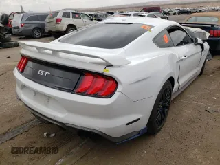 2020 Ford Mustang GT with VIN 1FA6P8CF5L5133791, listed as a Copart auction lot 40229052 with Not Provided miles and Salvage Title. Bid and sale history available at DreamBid. Image 4.