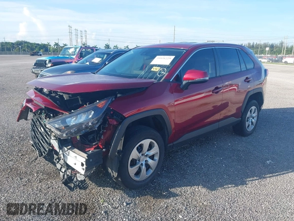 2022 Toyota RAV4 LE with VIN 2T3K1RFV5NW196016, listed as a IAAI auction lot 39931229 with 55,045 mi miles and . Bid and sale history available at DreamBid. Image 2.
