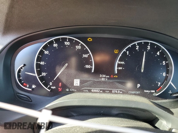 2020 BMW X3 sDrive30i with VIN 5UXTY3C0XLLU70914, listed as a Copart auction lot 80988354 with 69,662 mi miles and Salvage Title. Bid and sale history available at DreamBid. Image 9.