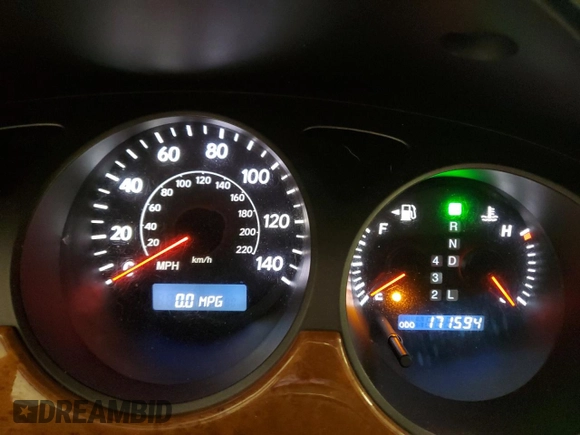 2006 Lexus ES 350 with VIN JTHBA30G565149566, listed as a Copart auction lot 44982105 with 171,594 mi miles and Salvage Title. Bid and sale history available at DreamBid. Image 9.