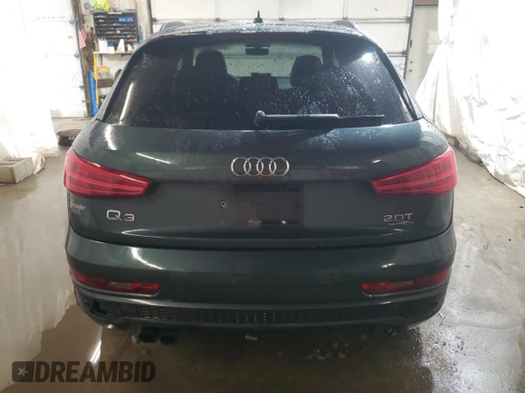 2018 Audi Q3 Premium Plus with VIN WA1JCCFS9JR031065, listed as a Copart auction lot 86069934 with 56,441 mi miles and Salvage Title. Bid and sale history available at carsss.com. Image 6.