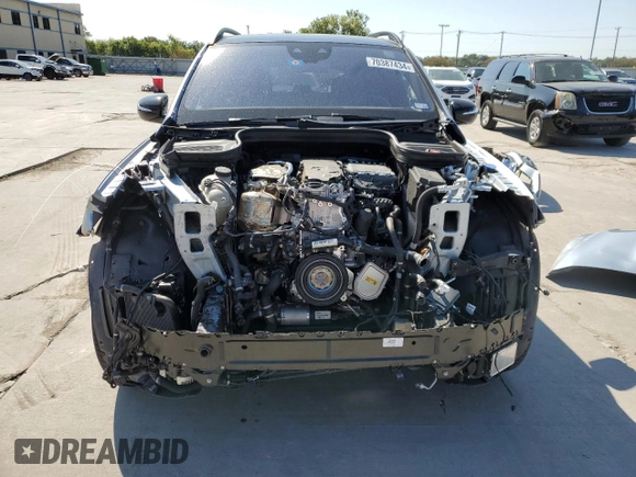 2023 Mercedes-Benz GLE 53 AMG with VIN 4JGFB6BB2PA865364, listed as a Copart auction lot 70387434 with 10,509 mi miles and Salvage title. Bid and sale history available at DreamBid. Image 5.