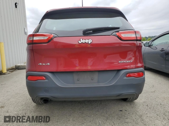 2017 Jeep Cherokee Sport z VIN 1C4PJMAB7HW588619, wystawiony jako Copart lot #55066405 z przebiegiem 88 402 mil mil oraz Czysty tytuł • Clean title. Historia ofert i sprzedaży dostępna na DreamBid. Obrazek 6.
