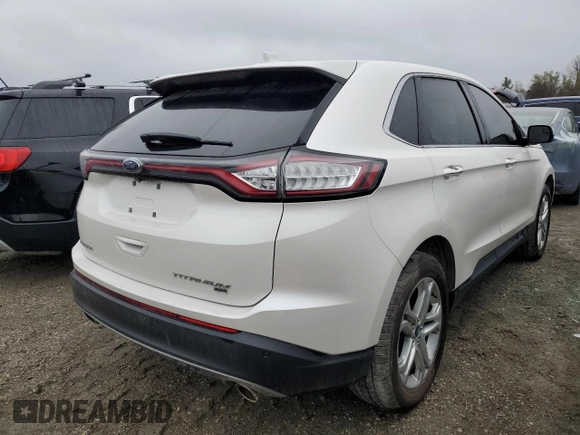 2018 Ford Edge Titanium with VIN 2FMPK4K89JBC21868, listed as a Copart auction lot 78183404 with 86,152 mi miles and Salvage Title. Bid and sale history available at carsss.com. Image 3.