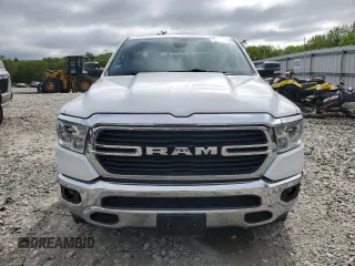 2021 Ram 1500 Big Horn z VIN 1C6SRFBT9MN758587, wystawiony jako Copart lot #56278755 z przebiegiem 56 963 mil mil oraz Szkoda całkowita • Salvage title. Historia ofert i sprzedaży dostępna na DreamBid. Obrazek 5.