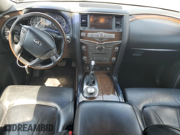 2012 Infiniti QX56 7-passenger with VIN JN8AZ2NE1C9016805, listed as a Copart auction lot 62344665 with 234,231 mi miles and Clean title. Bid and sale history available at DreamBid. Image 8.