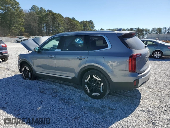 2024 Kia Telluride S with VIN 5XYP64GC1RG471070, listed as a Copart auction lot 46787945 with 16,781 mi miles and Salvage Title. Bid and sale history available at carsss.com. Image 2.