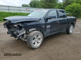 2014 Ram 1500 Sport z VIN 1C6RR7MT3ES301133, wystawiony jako Copart lot #61975405 z przebiegiem Nie podano mil oraz Czysty tytuł • Clean title. Historia ofert i sprzedaży dostępna na DreamBid. Obrazek 1.