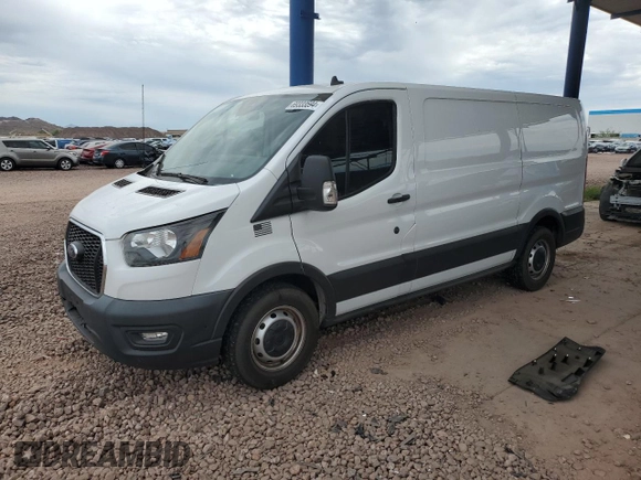 2021 Ford Transit Cargo with VIN 1FTYE1Y86MKB00604, listed as a Copart auction lot 69333594 with 60,464 mi miles and Salvage Title. Bid and sale history available at carsss.com. Image 1.