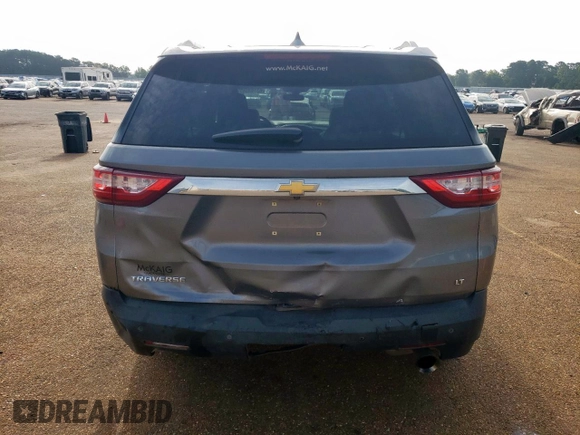 2018 Chevrolet Traverse LT Cloth with VIN 1GNERGKW3JJ247716, listed as a Copart auction lot 63163345 with 90,722 mi miles and Salvage title. Bid and sale history available at DreamBid. Image 6.