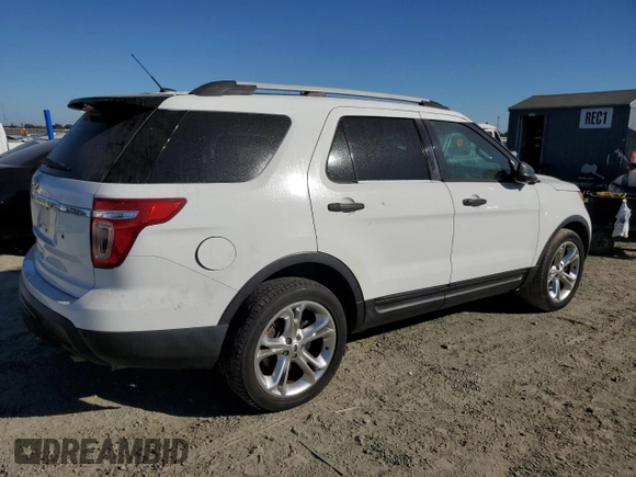 2014 Ford Utility Police Interceptor with VIN 1FM5K8AR9EGA64995, listed as a Copart auction lot 73059654 with 0 mi miles and Salvage Title. Bid and sale history available at carsss.com. Image 3.