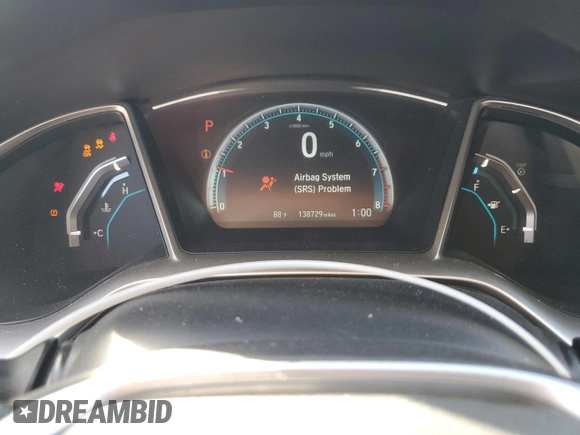 2018 Honda Civic EX with VIN 2HGFC2F73JH560353, listed as a Copart auction lot 42808855 with 138,729 mi miles and Salvage Title. Bid and sale history available at DreamBid. Image 9.