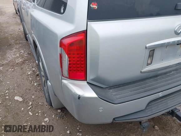 2008 Infiniti QX56 with VIN 5N3AA08D88N908495, listed as a IAAI auction lot 41832061 with Not Provided miles and . Bid and sale history available at carsss.com. Image 6.