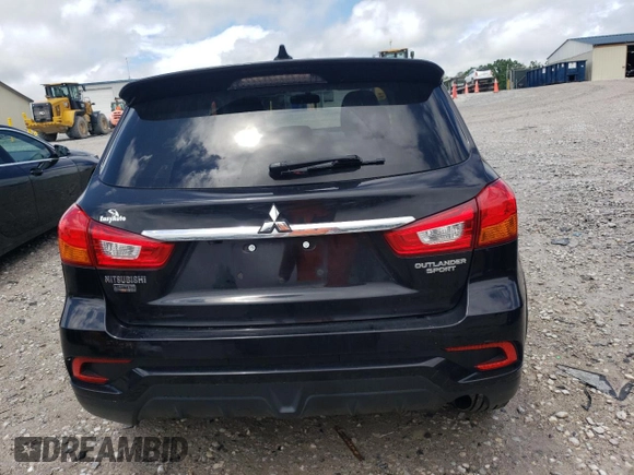 2018 Mitsubishi Outlander ES with VIN JA4AP3AU3JZ030233, listed as a Copart auction lot 56124415 with 107,615 mi miles and Salvage title. Bid and sale history available at DreamBid. Image 6.