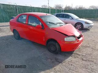 2004 Chevrolet Aveo with VIN KL1TD526X4B238455, listed as a IAAI auction lot 41856106 with 64,468 mi miles and . Bid and sale history available at carsss.com. Image 1.