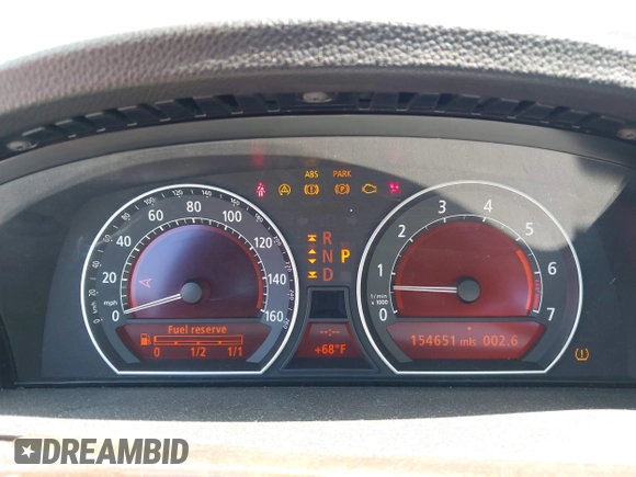 2006 BMW 7 Series 750i with VIN WBAHL83596DT05091, listed as a IAAI auction lot 41920423 with 154,651 mi miles and . Bid and sale history available at DreamBid. Image 7.