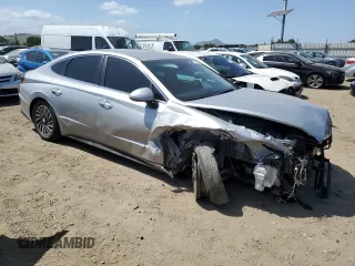 2023 Hyundai Sonata SEL with VIN KMHL34JJ0PA065109, listed as a Copart auction lot 54348345 with 40,833 mi miles and Salvage Title. Bid and sale history available at DreamBid. Image 4.