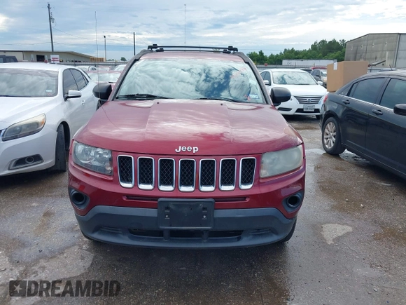 2017 Jeep Compass Sport SE with VIN 1C4NJDBBXHD104167, listed as a IAAI auction lot 42455982 with 171,872 mi miles and . Bid and sale history available at DreamBid. Image 12.