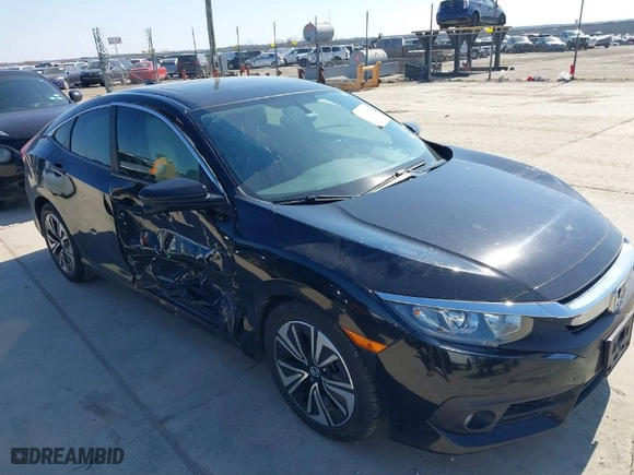 2018 Honda Civic Sedan EX-T with VIN JHMFC1F36JX019412, listed as a IAAI auction lot 41601422 with 103,411 mi miles. Bid and sale history available at carsss.com. Image 1.