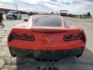 2017 Chevrolet Corvette 1LT with VIN 1G1YB2D74H5102117, listed as a Copart auction lot 41619615 with 28,631 mi miles and Salvage Title. Bid and sale history available at carsss.com. Image 6.