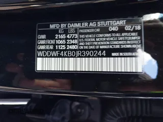 2018 Mercedes-Benz C with VIN WDDWF4KB0JR390244, listed as a IAAI auction lot 41861858 with 21,932 mi miles. Bid and sale history available at carsss.com. Image 9.