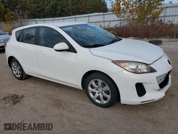2013 Mazda 3 GX with VIN JM1BL1KF1D1730491, listed as a Copart auction lot 74981264 with 129,503 mi miles and Salvage Title. Bid and sale history available at carsss.com. Image 4.