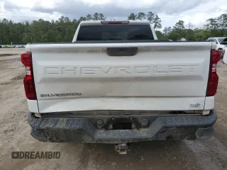2020 Chevrolet Silverado 1500 Work Truck with VIN 1GCRWAEF8LZ334866, listed as a Copart auction lot 51625295 with 184,947 mi miles and Salvage Title. Bid and sale history available at DreamBid. Image 6.