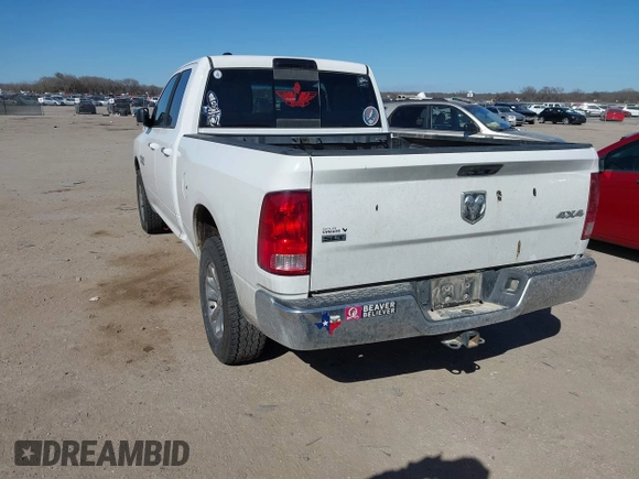 2014 Ram 1500 Big Horn z VIN 1C6RR7GG7ES104383, wystawiony jako IAAI lot #41690102 z przebiegiem 161 883 mil mil oraz . Historia ofert i sprzedaży dostępna na DreamBid. Obrazek 3.