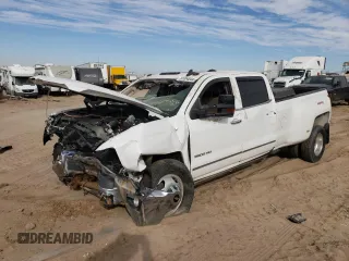 2016 Chevrolet Silverado 3500HD LTZ with VIN 1GC4K0E86GF140295, listed as a Copart auction lot 87054644 with 0 mi miles and Salvage Title. Bid and sale history available at carsss.com. Image 1.