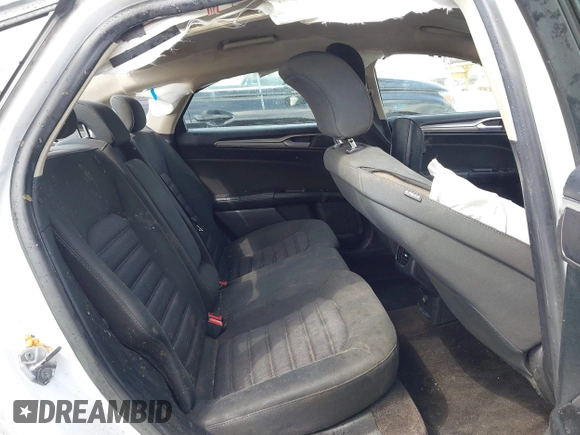 2017 Ford Fusion SE with VIN 3FA6P0H77HR148445, listed as a IAAI auction lot 41845087 with 186,384 mi miles. Bid and sale history available at carsss.com. Image 8.