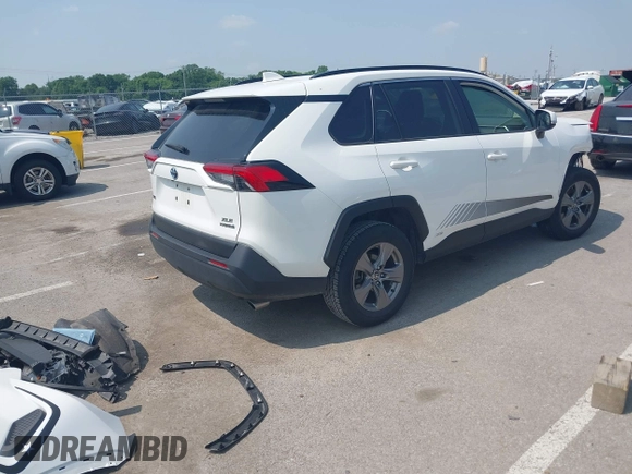 2023 Toyota RAV4 Hybrid XLE with VIN JTMRWRFV3PD193437, listed as a IAAI auction lot 42472477 with 67,224 mi miles and . Bid and sale history available at DreamBid. Image 4.