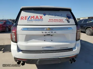 2023 Chevrolet Tahoe Premier with VIN 1GNSKSKD3PR144704, listed as a Copart auction lot 50347615 with 48,937 mi miles and Salvage Title. Bid and sale history available at carsss.com. Image 6.