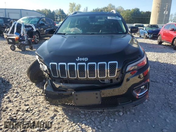 2019 Jeep Cherokee Limited with VIN 1C4PJMDN7KD150787, listed as a Copart auction lot 73053084 with 64,190 mi miles and Salvage Title. Bid and sale history available at carsss.com. Image 5.