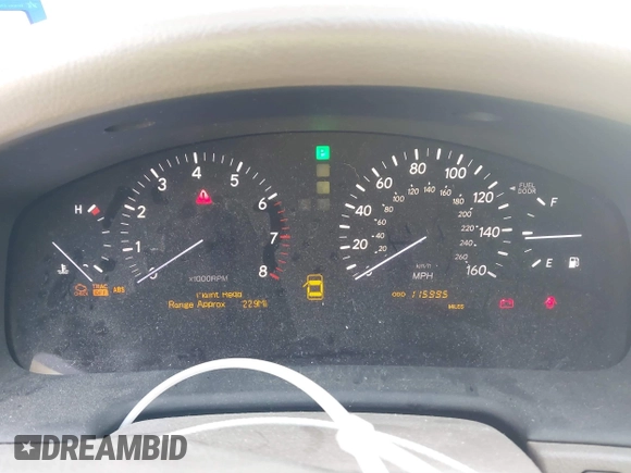 2005 Lexus LS 430 with VIN JTHBN36F155019723, listed as a IAAI auction lot 41897964 with 115,995 mi miles and . Bid and sale history available at DreamBid. Image 7.