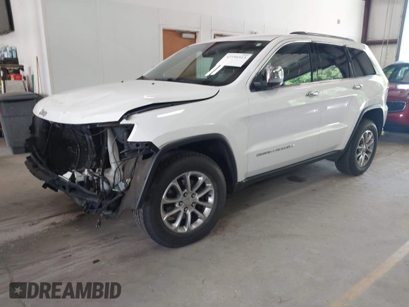 2016 Jeep Grand Cherokee Limited with VIN 1C4RJFBG2GC490483, listed as a IAAI auction lot 42596513 with 113,937 mi miles and . Bid and sale history available at DreamBid. Image 2.