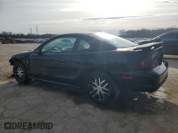 1995 Ford Mustang with VIN 1FALP4046SF257611, listed as a Copart auction lot 47482615 with 175,337 mi miles and Salvage Title. Bid and sale history available at carsss.com. Image 2.