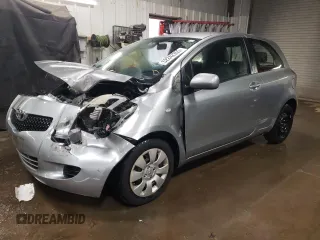 2007 Toyota Yaris with VIN JTDJT923275114473, listed as a Copart auction lot 52242355 with 137,963 mi miles and Salvage Title. Bid and sale history available at carsss.com. Image 1.
