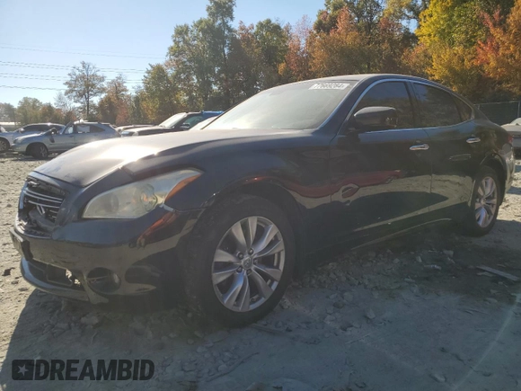 2011 Infiniti M37 with VIN JN1BY1AR5BM374655, listed as a Copart auction lot 77669284 with 245,636 mi miles and Salvage Title. Bid and sale history available at carsss.com. Image 1.