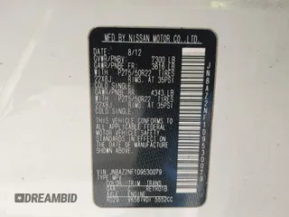 2013 Infiniti QX56 with VIN JN8AZ2NF1D9530079, listed as a IAAI auction lot 41742583 with 165,795 mi miles. Bid and sale history available at carsss.com. Image 9.