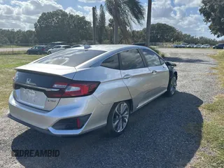 2019 Honda Clarity Plug-In Hybrid with VIN JHMZC5F14KC002619, listed as a Copart auction lot 80991494 with 53,911 mi miles and Salvage Title. Bid and sale history available at carsss.com. Image 4.