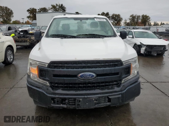 2018 Ford F-150 XL with VIN 1FTMF1C55JKD86563, listed as a Copart auction lot 81996294 with 148,399 mi miles and Clean title. Bid and sale history available at DreamBid. Image 5.