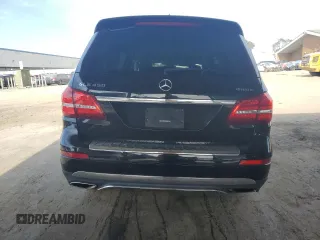 2018 Mercedes-Benz GLS with VIN 4JGDF6EE2JB076621, listed as a Copart auction lot 54197195 with 66,493 mi miles and Salvage Title. Bid and sale history available at carsss.com. Image 6.