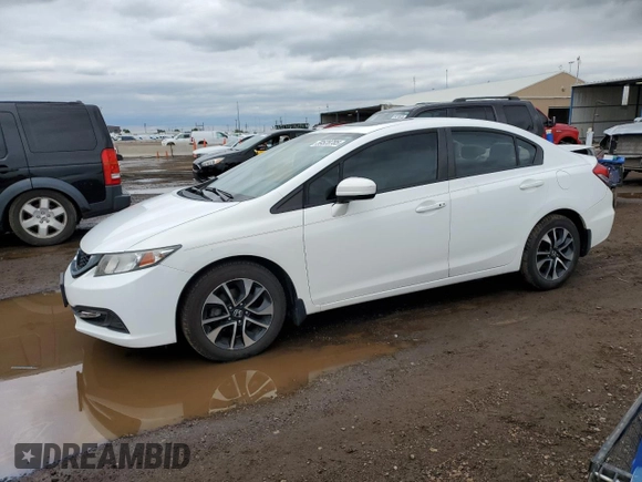 2015 Honda Civic EX z VIN 19XFB2F89FE028490, wystawiony jako Copart lot #59528785 z przebiegiem 98 064 mil mil oraz Szkoda całkowita • Salvage title. Historia ofert i sprzedaży dostępna na DreamBid. Obrazek 1.