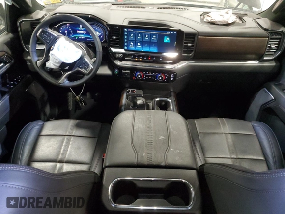 2024 Chevrolet Silverado 1500 High Country with VIN 1GCUDJEL1RZ168530, listed as a Copart auction lot 47523285 with 12,263 mi miles and Salvage Title. Bid and sale history available at DreamBid. Image 8.