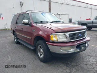 1997 Ford Expedition XLT with VIN 1FMEU18W9VLB69864, listed as a IAAI auction lot 42507419 with 225,029 mi miles and . Bid and sale history available at DreamBid. Image 1.