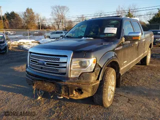 2014 Ford F-150 XL with VIN 1FTFW1ETXEFA34517, listed as a IAAI auction lot 41325436 with 163,639 mi miles. Bid and sale history available at carsss.com. Image 6.