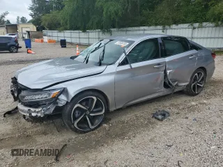 2021 Honda Accord Sport with VIN 1HGCV1F34MA101999, listed as a Copart auction lot 57836155 with Not provided miles and Salvage title. Bid and sale history available at DreamBid. Image 1.