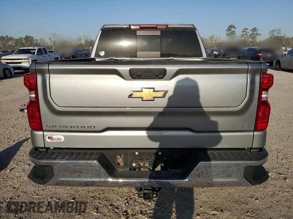 2024 Chevrolet Silverado 1500 LT with VIN 2GCPACEDXR1135786, listed as a Copart auction lot 49002265 with 25,606 mi miles and Salvage Title. Bid and sale history available at DreamBid. Image 6.